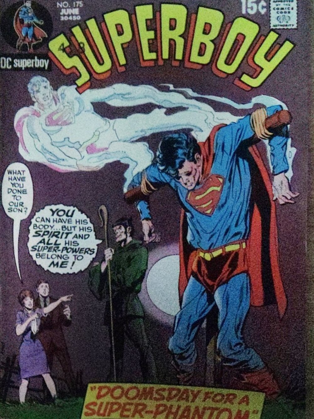 Vintage Copy of Superboy Issue #175 Published in 1971